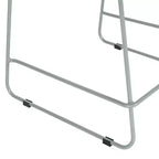Lot de 3 tabourets de comptoir empilables Flash Furniture Hercules avec dossier ventilé et piètement luge enduit de poudre