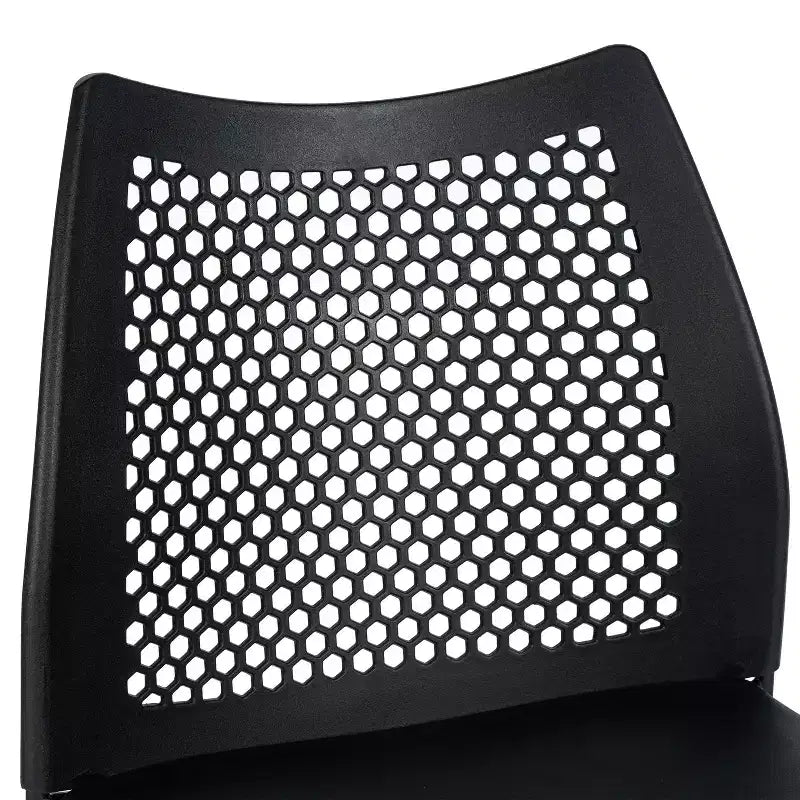 Lot de 3 tabourets de comptoir empilables Flash Furniture Hercules avec dossier ventilé et piètement luge enduit de poudre
