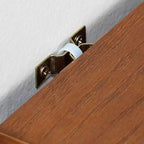 Meuble TV avec portes vitrées – Chêne – SEI
