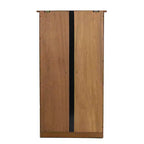 Meuble TV avec portes vitrées – Chêne – SEI
