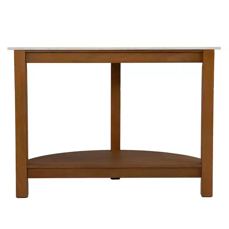 Chandlen Demilune Table Console - Naturel - SEI