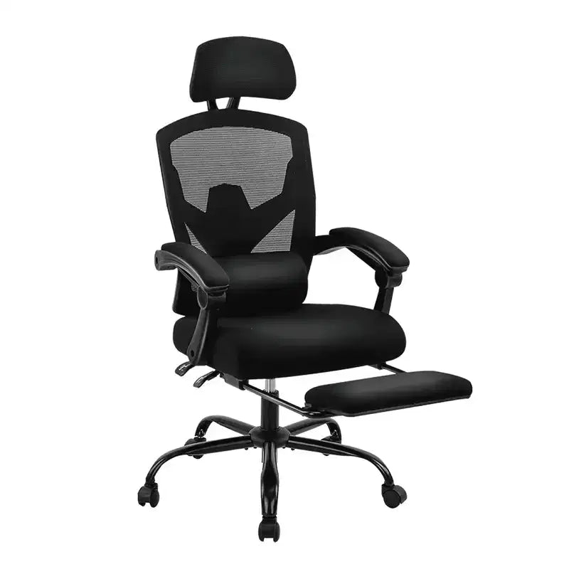 Chaise de bureau MAYEERTY avec accoudoirs relevables, design compact, se glisse sous le bureau