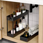 Tree City 3-Tier Slim Rolling Storage Cart - Multi-Functional Mobile Organizer for Bathroom, Kitchen