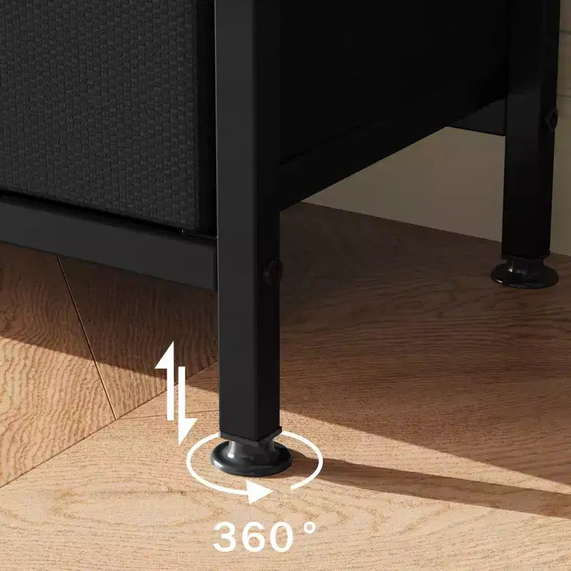 Meuble TV de 55 pouces pour salon, meuble TV avec 3 tiroirs, centre de divertissement compact avec solutions de rangement