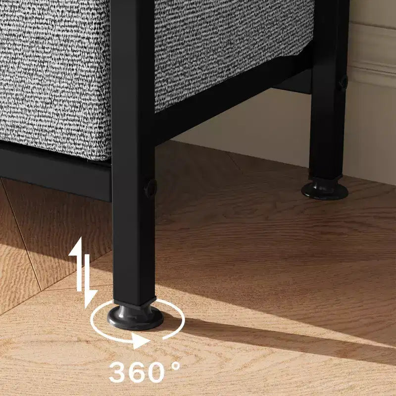 Meuble TV de 55 pouces pour salon, meuble TV avec 3 tiroirs, centre de divertissement compact avec solutions de rangement
