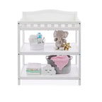 Table à langer bébé simplement élégante - Blanche