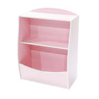 Étagère à livres pour enfants - Organisateur de rangement de livres, Bibliothèque à 2 niveaux pour enfants avec compartiments ouverts pour chambre à coucher, salon, salle de jeux
