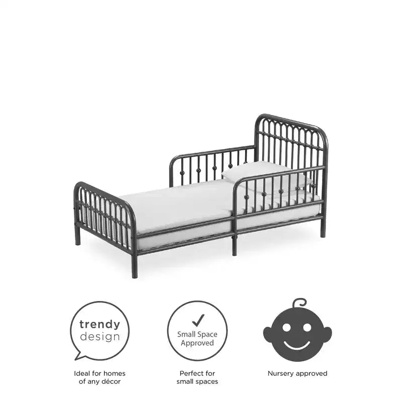 Lit de tout-petit en métal Ivy Monarch Hill de Little Seeds