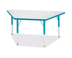 Table trapézoïdale Jonti-Craft Berries Prism Edge hauteur élémentaire (24 x 48) bleue