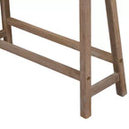 Banc de selle Royal Hampton 33 pouces avec cadre incliné, en bois d'acacia sablé