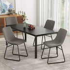 Pexfix Lot de 4 chaises de salle à manger en similicuir imperméable