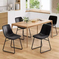 Pexfix Waterproof Faux Leather Dining Chair Set of 4