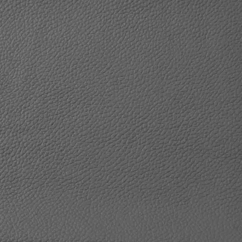vidaXL Fauteuil inclinable de massage - Cuir véritable, Gris - Inclinable manuel avec massage vibrant à 6 points, Alimenté par USB