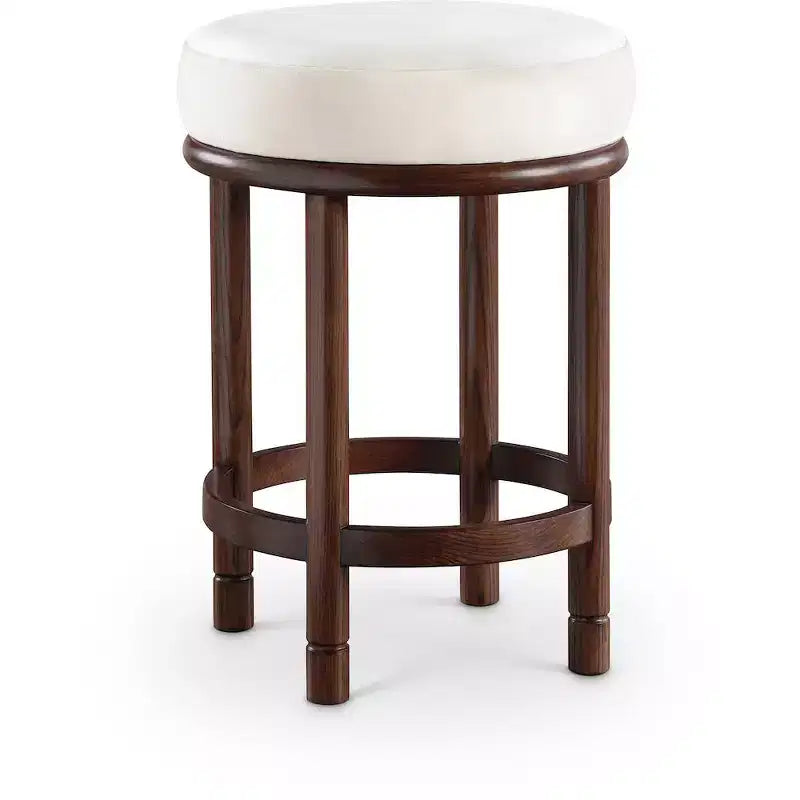 Meridian Furniture,Monette Cream Velvet Counter Stool