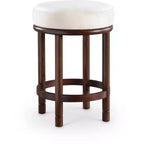 Meridian Furniture,Monette Cream Velvet Counter Stool