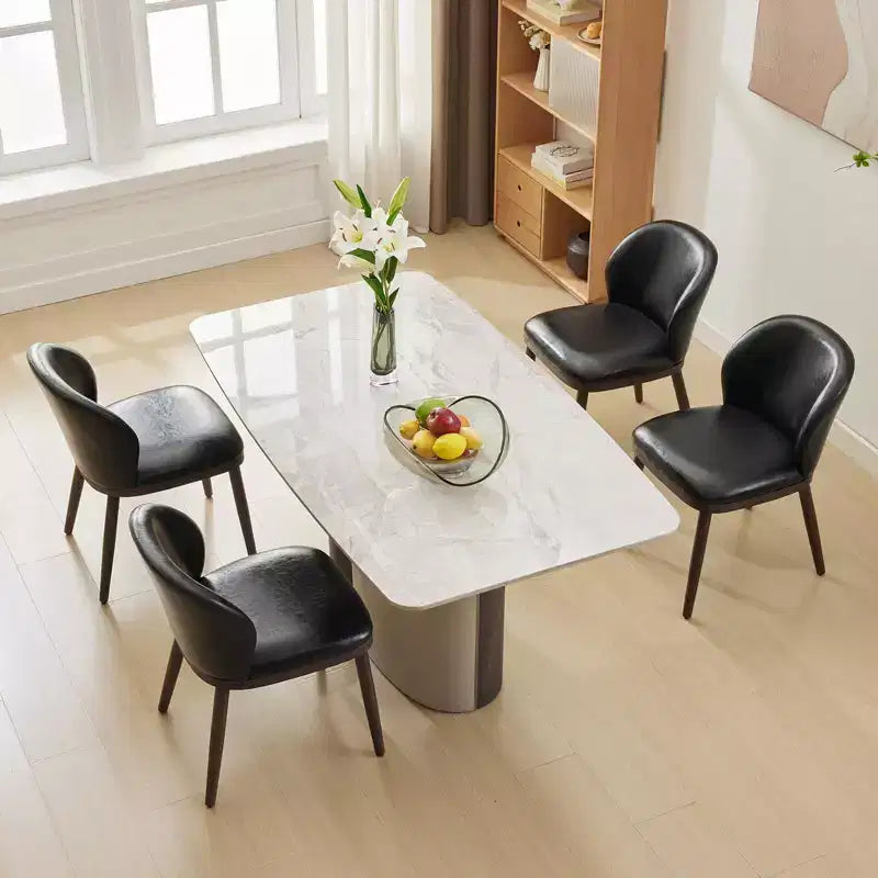 Lot de 2 chaises de salle à manger modernes, chaises rembourrées avec pieds en bois, dossier ergonomique, capacité de 120 kg pour cuisine, salle à manger, restaurant