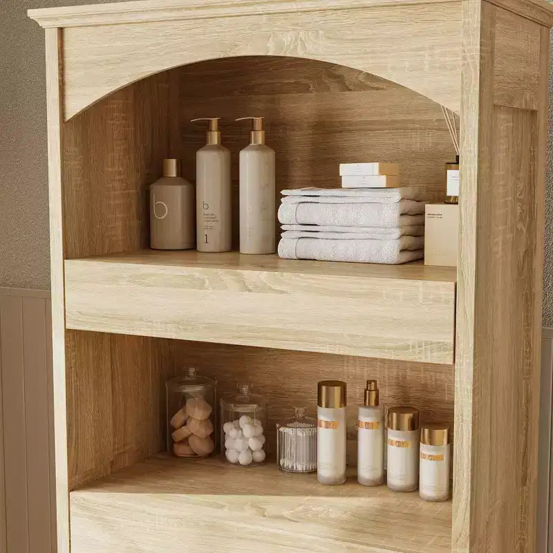 Meuble de rangement de salle de bain en bois Famapy – Étagères, organisateur de tiroir pour articles de toilette