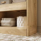 Meuble de rangement de salle de bain en bois Famapy – Étagères, organisateur de tiroir pour articles de toilette