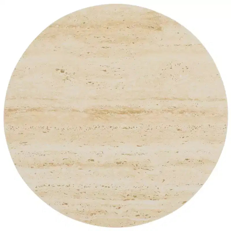 Table d'appoint Nurem courte en céramique - ACC2901A - Céramique beige/beige - Safavieh