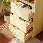 Famapy Armoire de rangement en bois massif réglable - Étagère multi-niveaux avec tiroirs pour bureau et espaces de vie Meuble d'angle