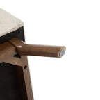 Banc ottoman de rangement carré rembourré Zeus & Ruta de style moderne du milieu du siècle pour entrée, salon ou espace familial