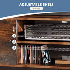Meuble TV MAYEERTY - Rangement et présentation, pour salon et bureau