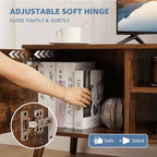 Meuble TV MAYEERTY - Rangement et présentation, pour salon et bureau