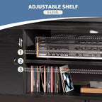 Meuble TV MAYEERTY - Rangement et présentation, pour salon et bureau