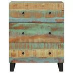 vidaXL Buffet Nuances de vert, bleu, orange et rouge