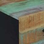 vidaXL Buffet Nuances de vert, bleu, orange et rouge
