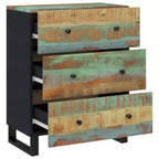 vidaXL Buffet Nuances de vert, bleu, orange et rouge