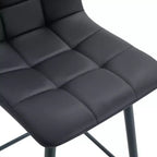 ModernLuxe Lot de 2 tabourets de bar Tabourets de comptoir Chaises de bar Chaises de salle à manger Tabourets de pub, marron/noir/blanc