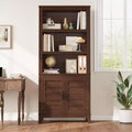DobleePy 2/3 Flip Door Hidden Rattan Shoe Cabinet with Drawer, Black + Oak Narrow Freestanding Wooden Shoe Storage Rack for Entryway, 38.98 Wide
