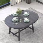 Table à manger extensible en bois Whisen Round