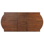 ModernLuxe Ensemble de salle à manger extensible 6 pièces pour 6 personnes, ensemble de salle à manger traditionnel avec table de cuisine, 4 chaises de salle à manger rembourrées et banc, Espresso+Beige