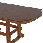 ModernLuxe Ensemble de salle à manger extensible 6 pièces pour 6 personnes, ensemble de salle à manger traditionnel avec table de cuisine, 4 chaises de salle à manger rembourrées et banc, Espresso+Beige