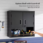 Armoire de rangement de garage VINGLI avec portes verrouillables et étagère réglable, armoire de rangement en métal