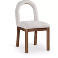 Meridian Furniture,Conrad Linen Textured Fabric Dining Chair