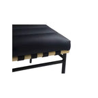 Meridian Furniture, Chaises de salle à manger Burke en cuir végétalien, Lot de 2