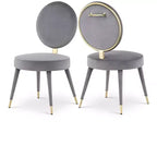Meridian Furniture,Brandy Velvet Dining Chair, Set of 2