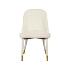 Meridian Furniture, Chaises de salle à manger en velours Belle, lot de 2