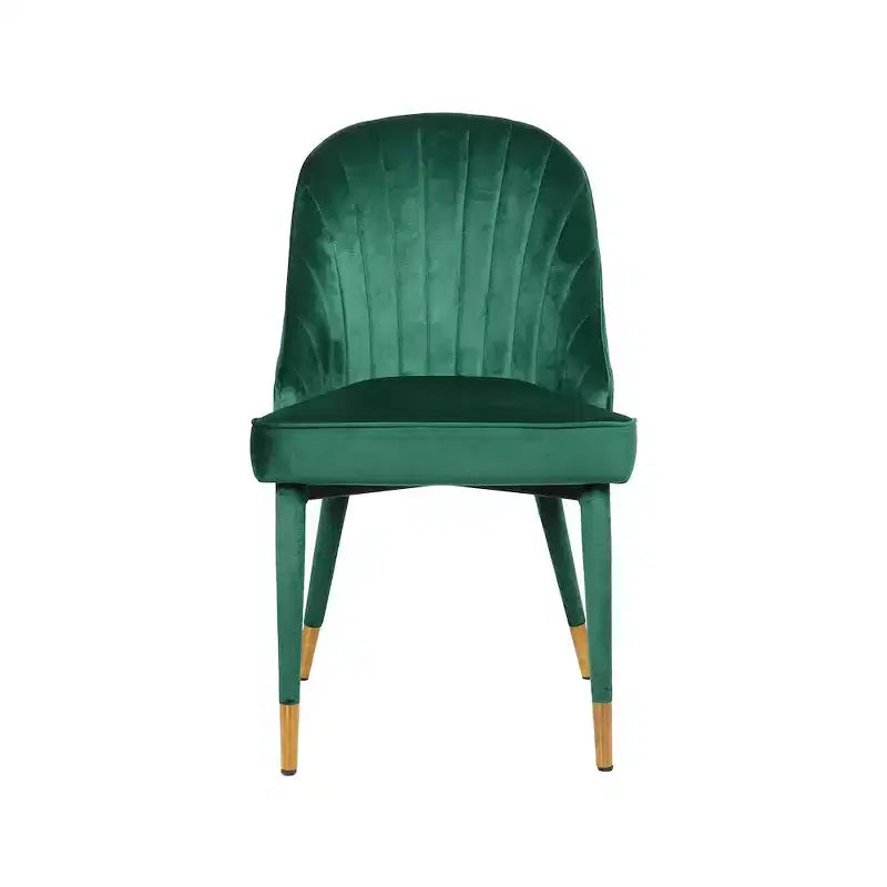 Meridian Furniture, Chaises de salle à manger en velours Belle, lot de 2
