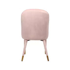 Meridian Furniture, Chaises de salle à manger en velours Belle, lot de 2