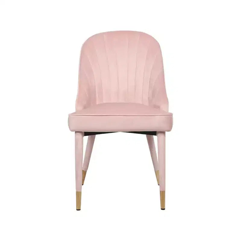 Meridian Furniture, Chaises de salle à manger en velours Belle, lot de 2