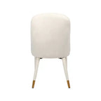 Meridian Furniture, Chaises de salle à manger en velours Belle, lot de 2