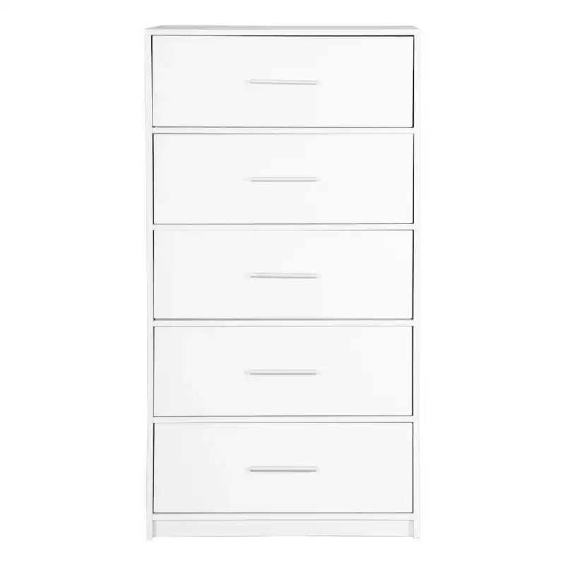 Techni Home, commode à 5 tiroirs avec grands tiroirs en tissu