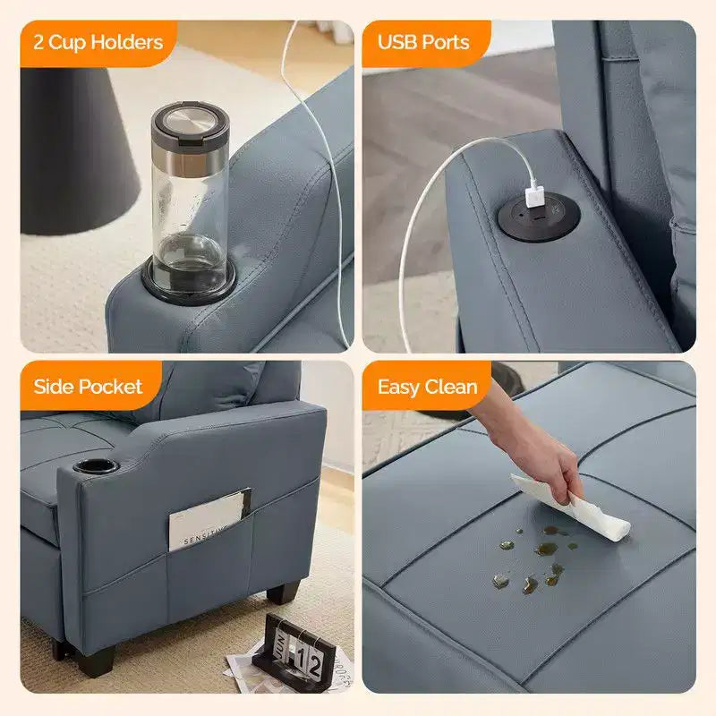 Karl Home |Canapé-lit simple de 89 cm de large