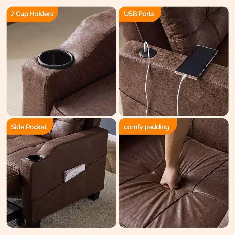 Karl Home |Canapé-lit simple de 89 cm de large