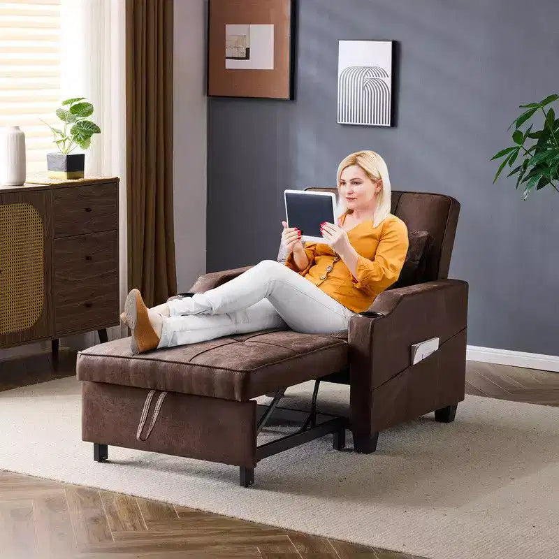 Karl Home |Canapé-lit simple de 89 cm de large