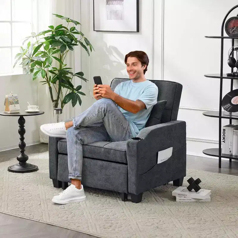 Karl Home |Canapé-lit simple de 89 cm de large